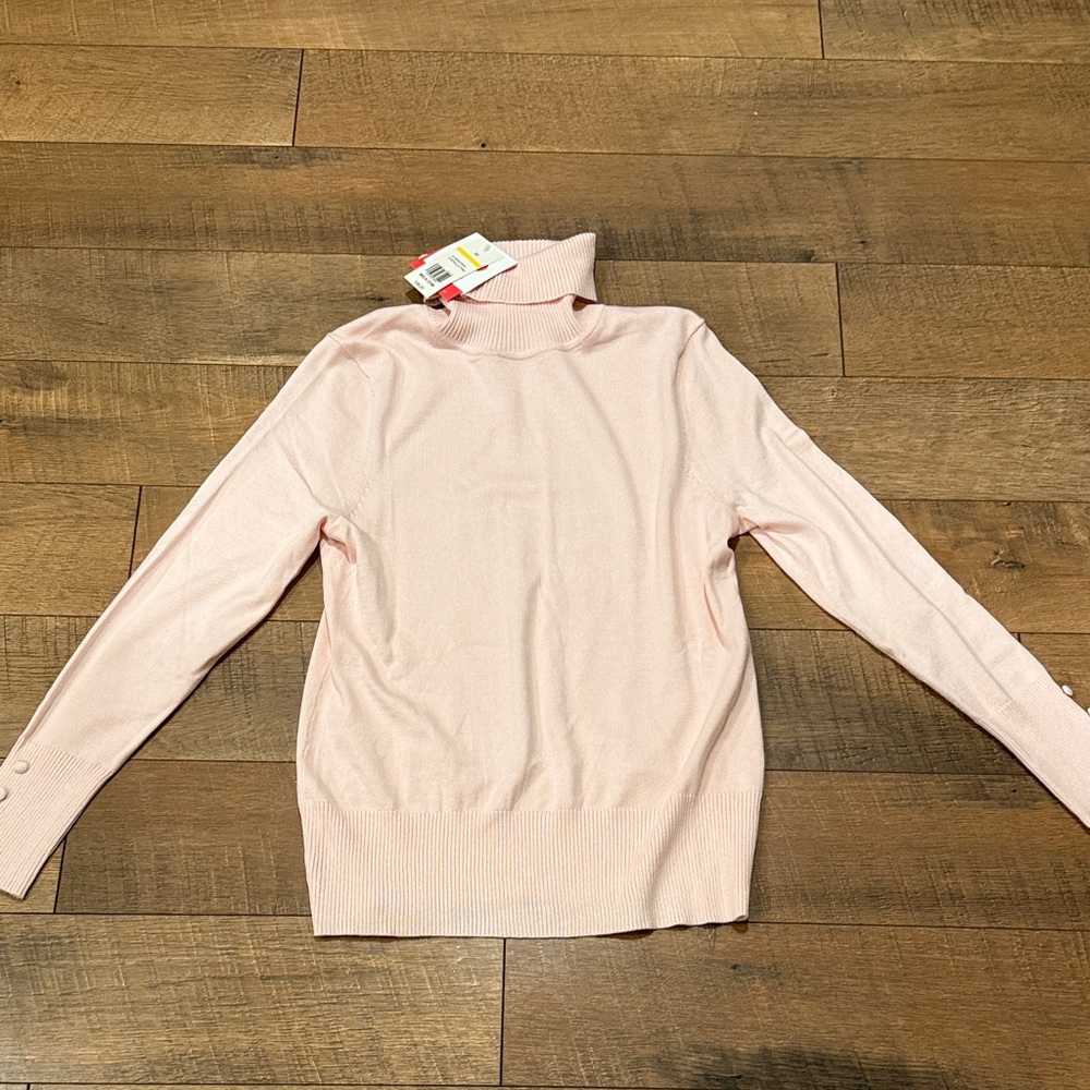 Adyson Parker Pink Turtleneck Sweater